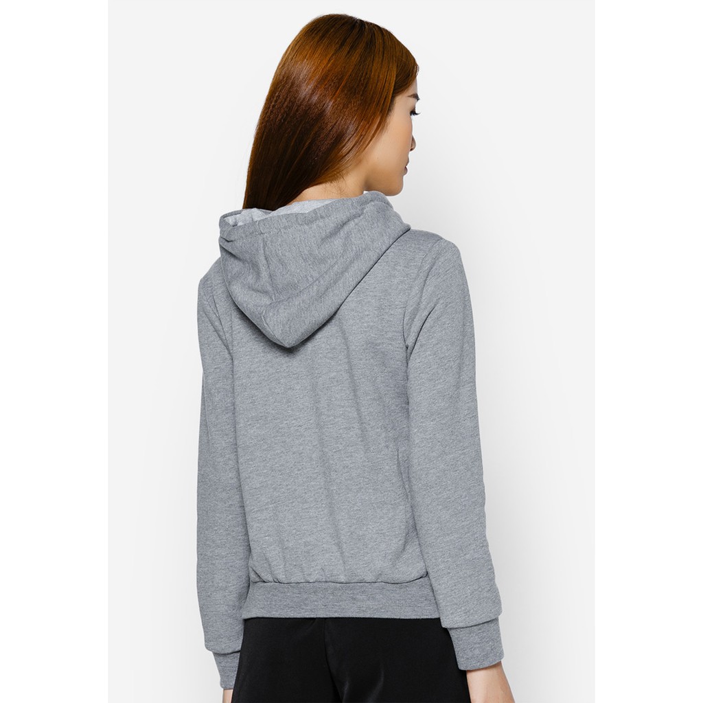 [Mã LT50 giảm 50k đơn 250k] Phúc An - Áo khoác nữ cổ chui hoodie. 4018xam