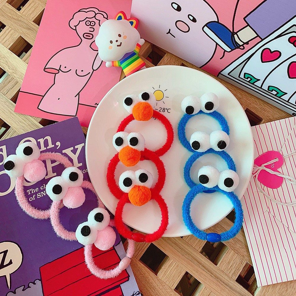 Dây Buộc Tóc Hình Hoạt Hình Dễ Thương Cho Nữ