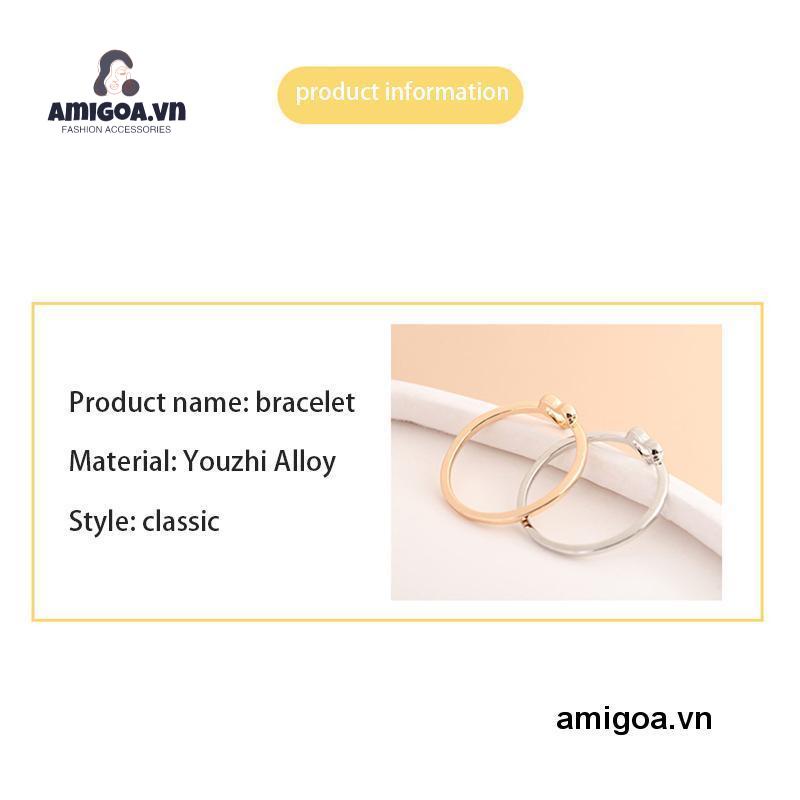 ✨✨Nhẫn Mạ Bạc Hình Trái Tim Rỗng Đơn Giản Thời Trang Cho Nữ