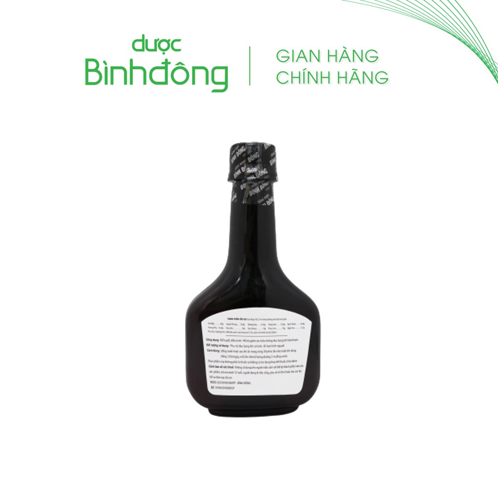 Song Phụng Điều Kinh Dược Bình Đông - Giúp bổ huyết, Điều hòa kinh nguyệt, Giảm đau bụng kinh - chai 280ml