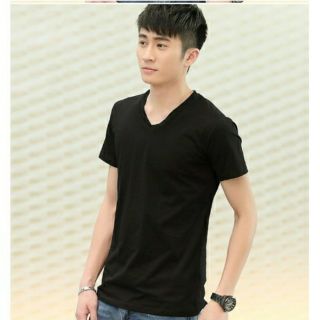 áo thun nam cổ tim đủ màu