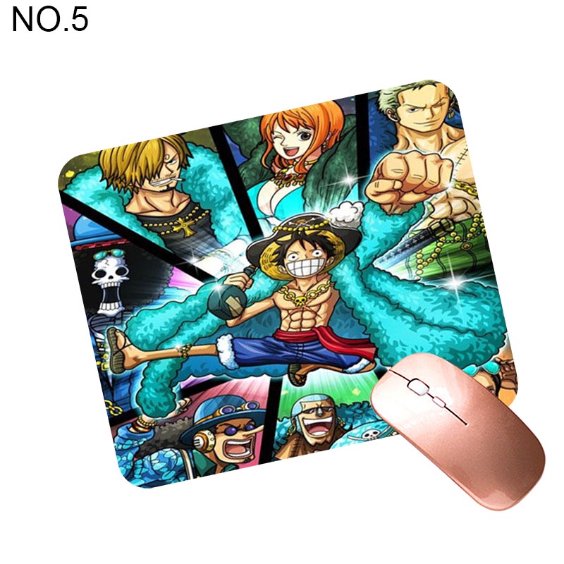 ONE PIECE Miếng Lót Chuột Chơi Game Chống Trượt In Hình Nhân Vật Hoạt Hình One Piece6/4