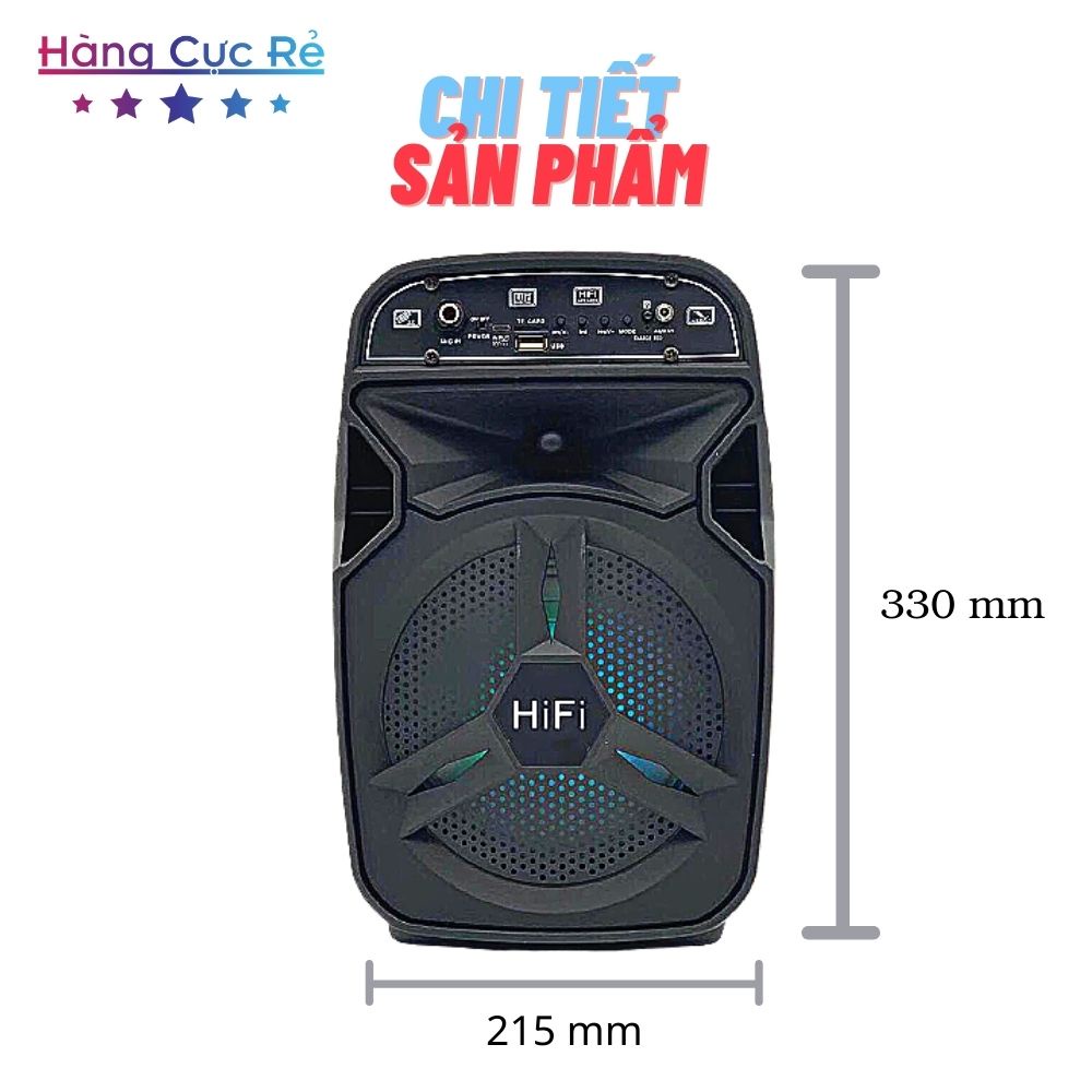 Loa kẹo kéo hát karaoke bluetooth không dây giá rẻ, mẫu BT06 mini cho gia đình - Shop Hàng Cực Rẻ