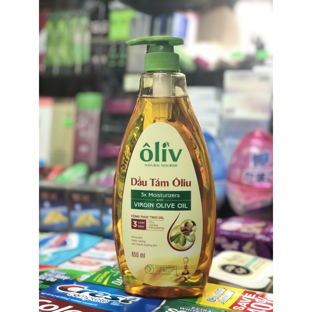 Sữa Tắm Dưỡng Da Oliu- Oliv Natural 650ML