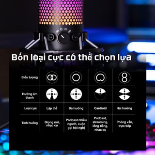 Thiết bị thu âm HP HyperX QuadCast S (4P5P7AA)
