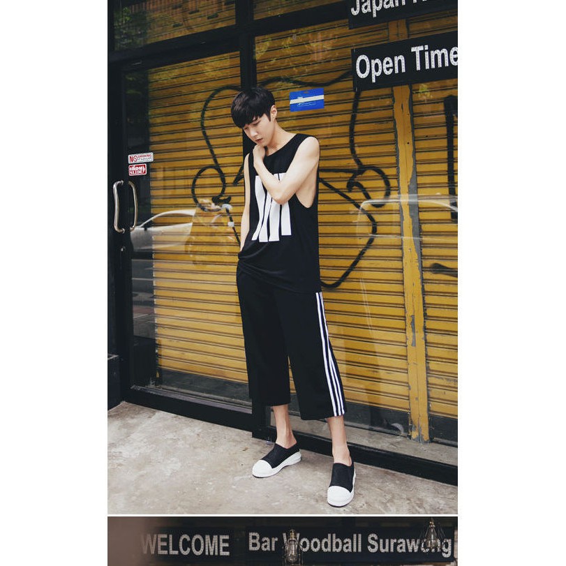 Áo thun Tanktop 4 sọc unisex