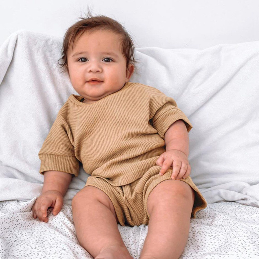 Bộ ÁO Thun NgắN Tay + QuầN NgắN MềM MạI Cho Bé