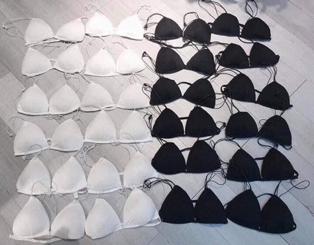 ÁO bra thun 2 dây mảnh cài trước mút mỏng nhẹ tênh