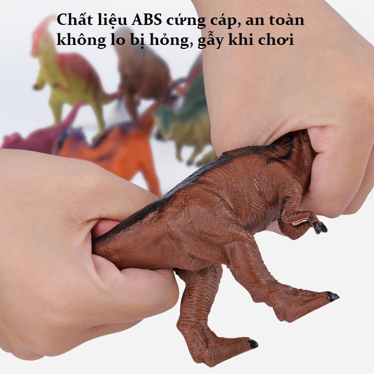 Đồ Chơi Mô Hình Khủng Long 52 chi tiết, Hộp Khủng Long 52 Chi Tiết Cho Bé Tìm Tòi Phát Triển Tư Duy