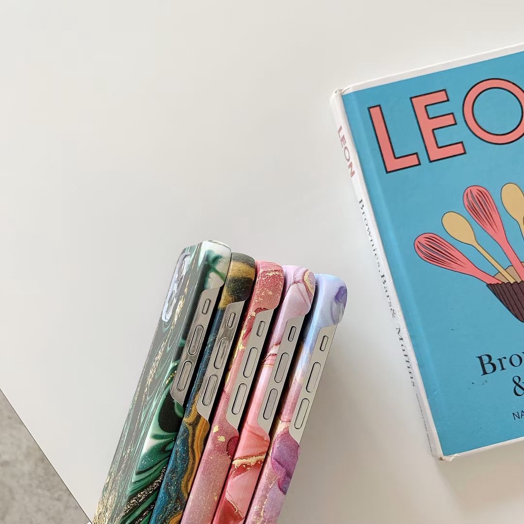 Ốp lưng iphone Vân đá kim loại vàng chống bẩn Xsmax/ ip11/11pro/11promax/ip12/12pro/12promax