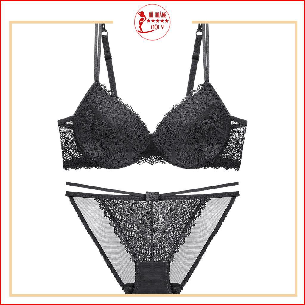 Bộ đồ lót siêu nâng đẩy ,set nội y Vic ren cao cấp quần dây có gọng đệm nâng ngực C199 | BigBuy360 - bigbuy360.vn