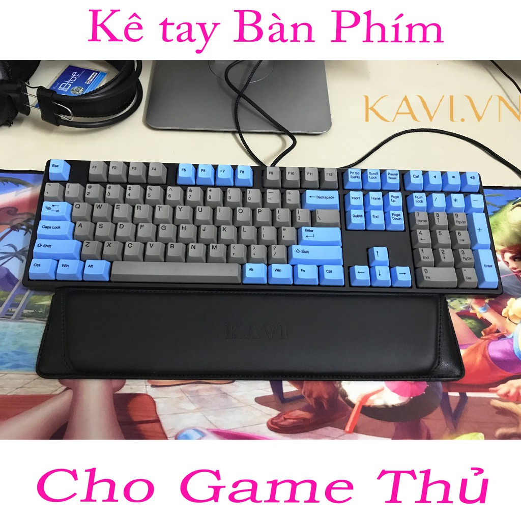 Kê Tay Bàn Phím Kavi Bằng Da Cao Cấp (37 x 8 cm cho phím TKL) | BigBuy360 - bigbuy360.vn