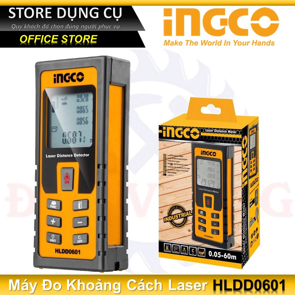 INGCO HLDD0601 - Máy đo khoảng cách laser 60m