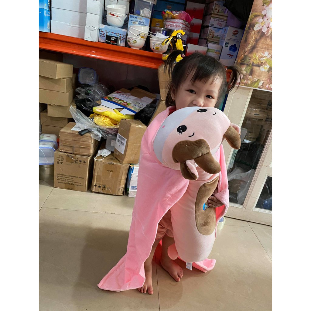 Gối ôm kèm mền cho bé hkm Vitadairy