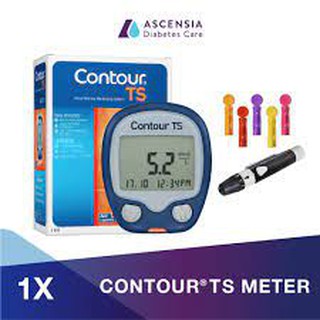 Máy đo đường huyết contour ts tặng 25 que thử 100 kim