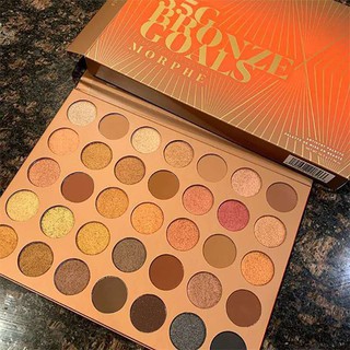 Bảng Phấn Mắt Morphe 35G Màu Lì Và Ánh Ngọc Trai Thời Trang