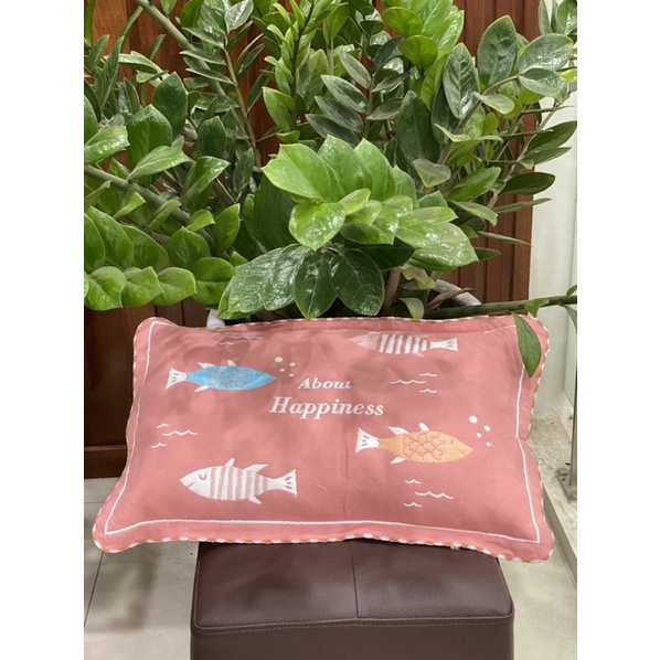 Gối cotton đũi cho bé cực kì thoáng khí sử dụng cho bé từ 1 tuổi đến 6 tuổi