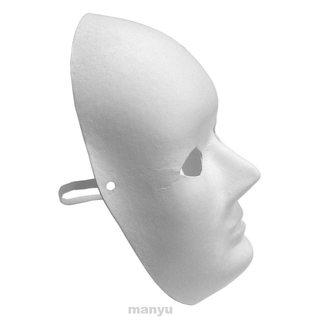 5pcs White Men Women Adult Party Plain Cosplay Fancy Dress Costume Unpainted Cord Biodegradable