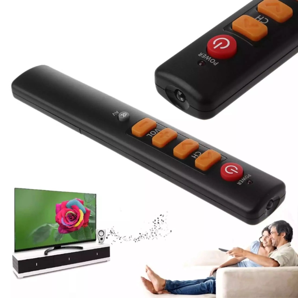 Điều khiển học lệnh 6 phím hồng ngoại điều khiển từ xa cho tất cả các loại thiết bị điện, điện tử