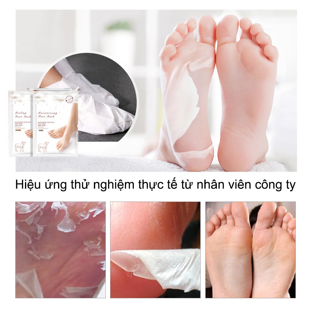 Cặp mặt nạ chân lột da chết hiệu quả từ 2-7 ngày,tẩy tế bào da chết cho chân giúp chân mịn màng nội địa trung