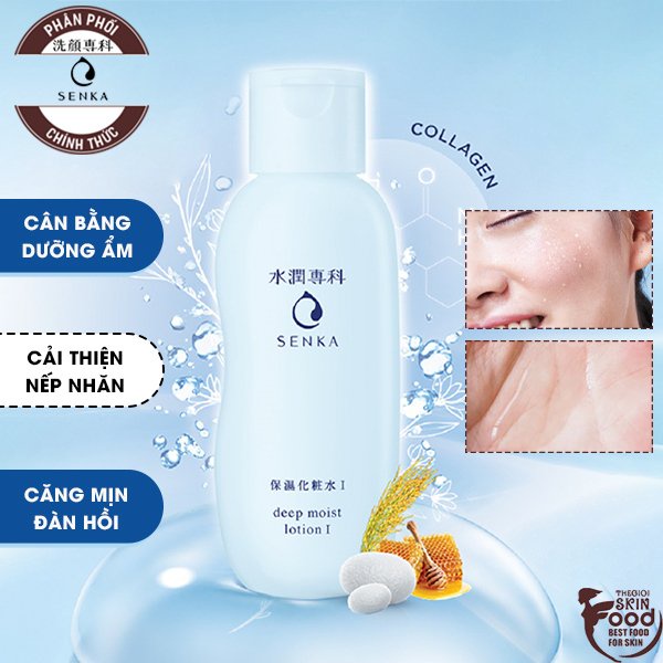 Nước Cân Bằng, Dưỡng Ẩm Chuyên Sâu Senka Deep Moist Lotion I 200ml