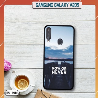 Ốp lưng nhám in hình 3D Samsung Galaxy A20S