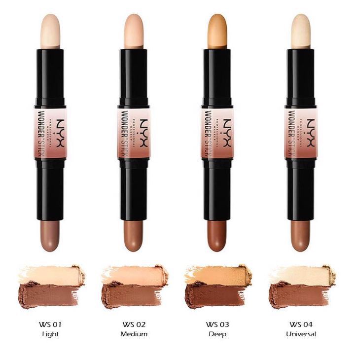 Bút Che Khuyết Điểm Tạo Khối 2 Đầu NYX Highlight And Contour Wonder Stick