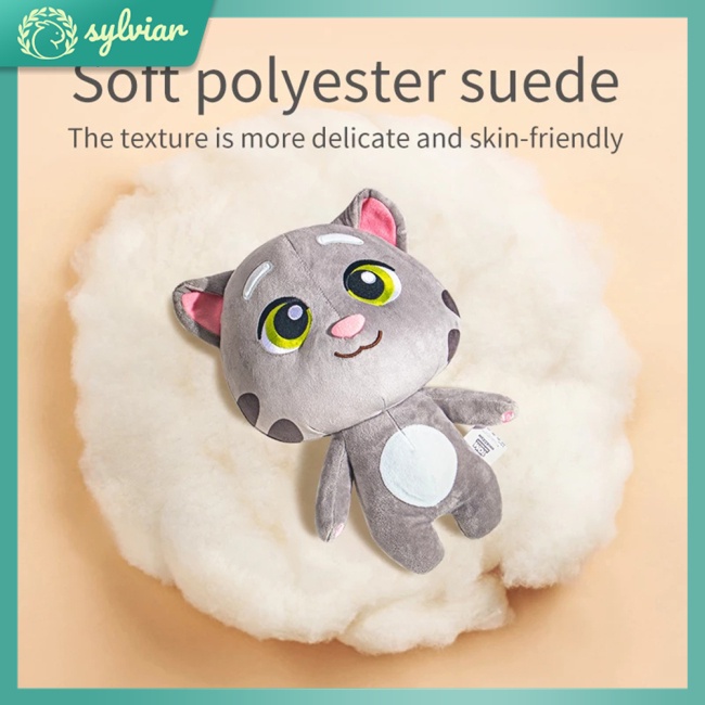 Thú Nhồi Bông Hình Mèo Tom Angela Phát Ra Giọng Nói Thông Minh 28cm