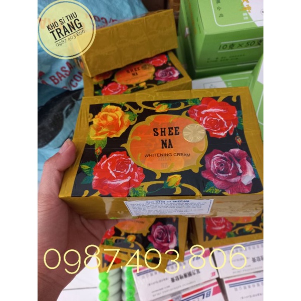 Lố 12h kem bông hồng đen sheena