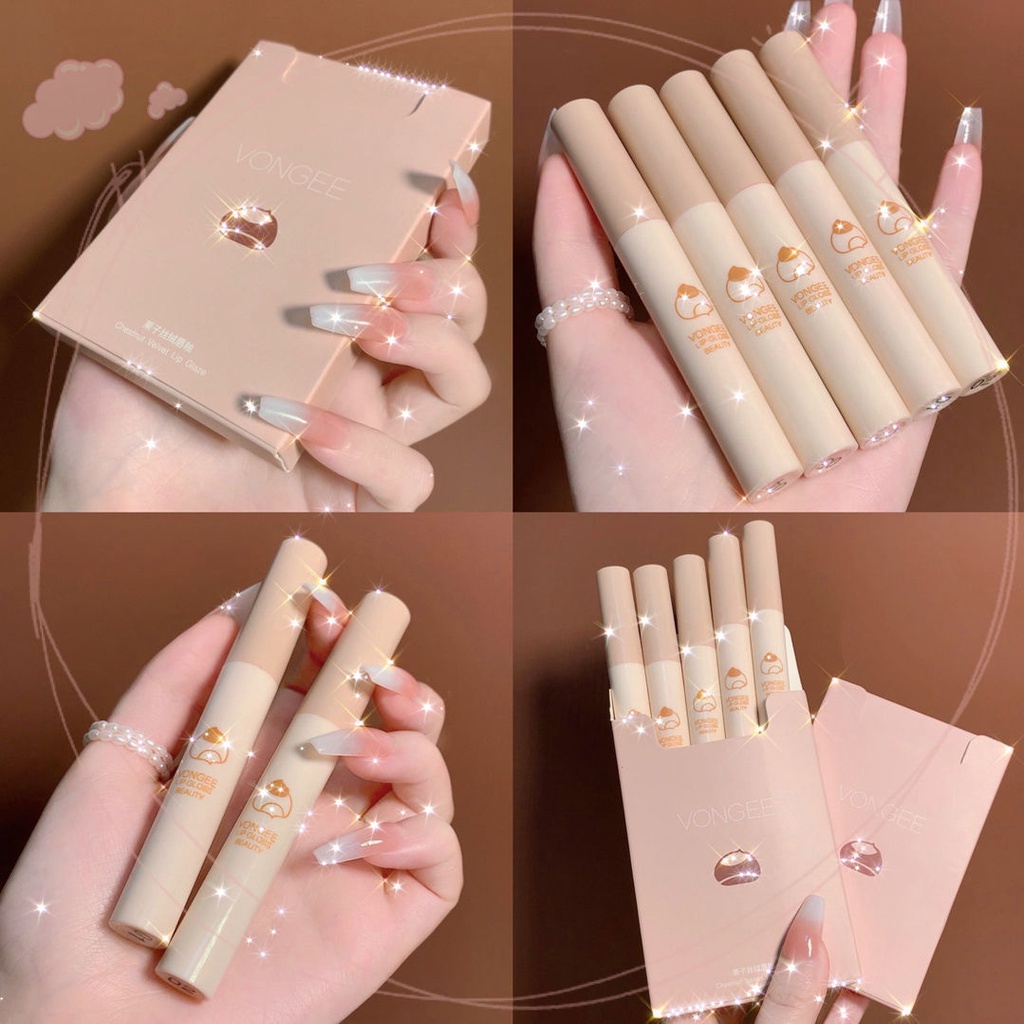 Son Kem Màu Lì Mượt Mà Làm Trắng/Lỗ Trợ Trang Điểm Cho Học Sinh