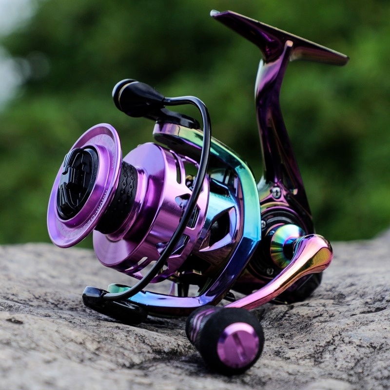 Sougayilang Fishing Reel 12+1 BB Left/right Handle Graphite Frame 6.0:1 High Speed Spinning Reels for Saltwater or Freshwater Fishing