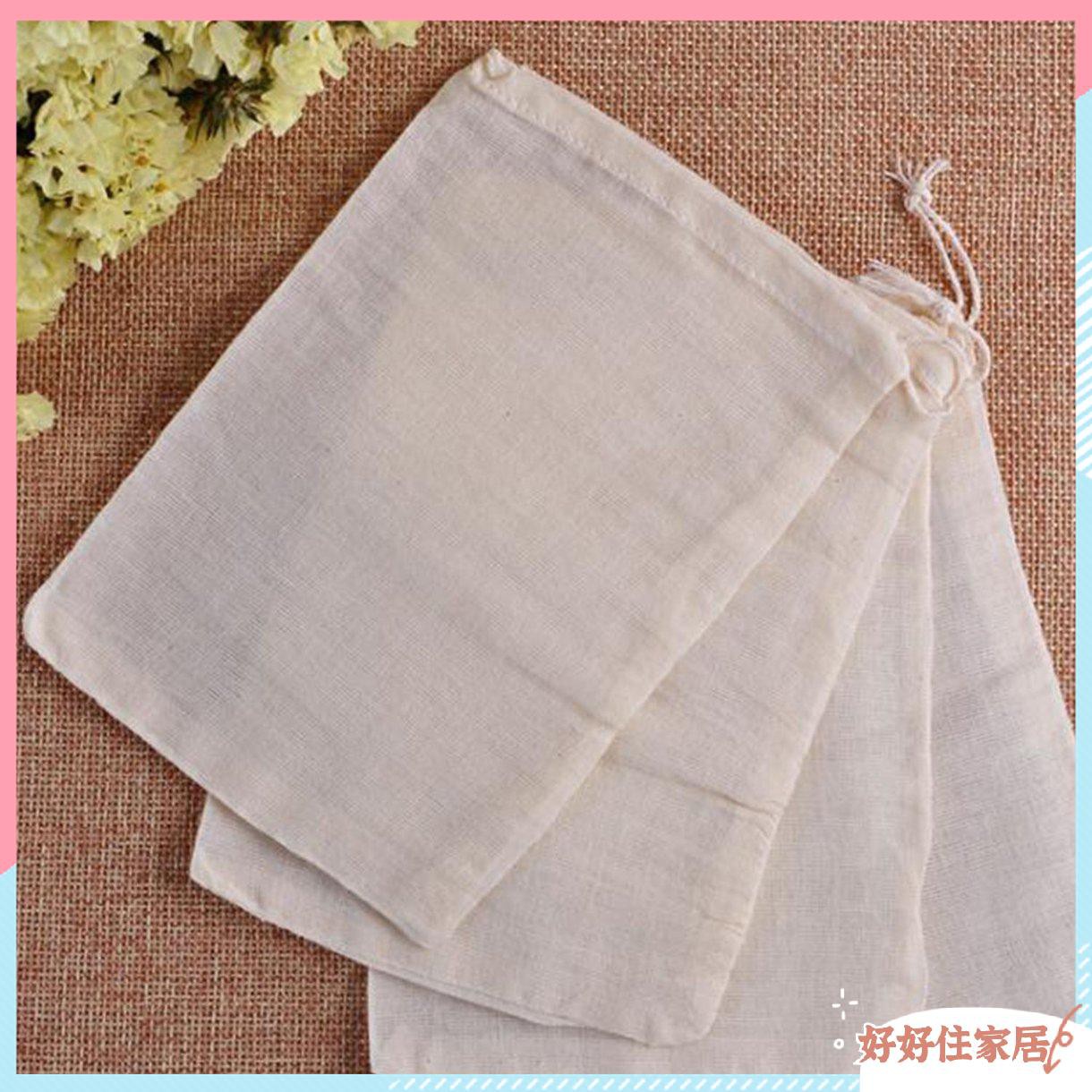 Túi rỗng lọc trà hoặc nước hầm kiểu dây rút tiện dụng