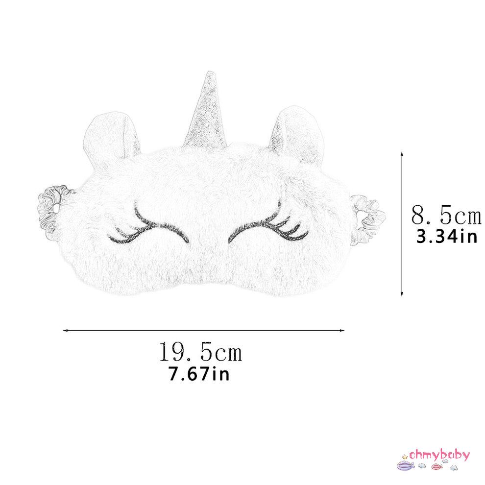 Dễ thương sang trọng Unicorn Bịt mắt che mắt Thanh thiếu niên Phim hoạt hình Ngủ bịt mắt [8/17]