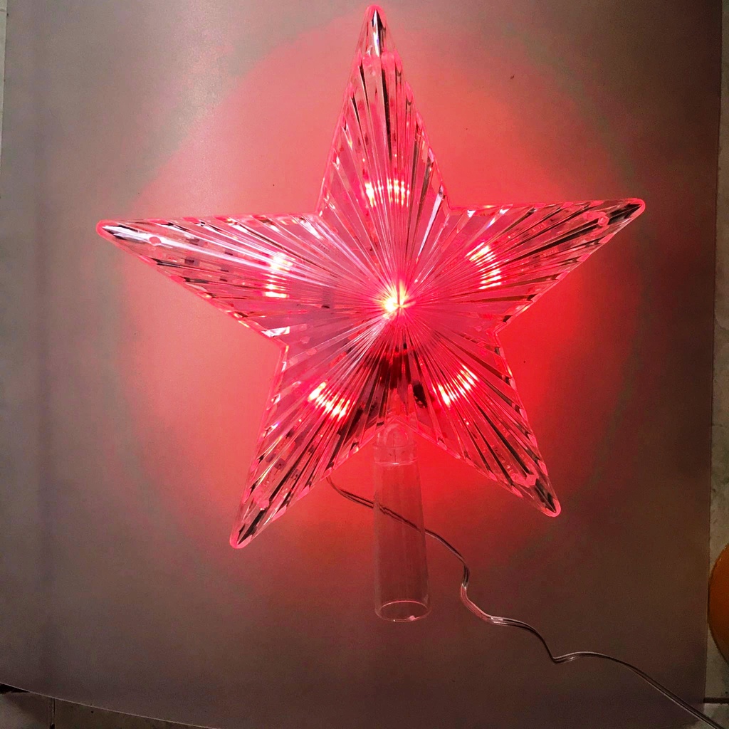 Đèn Led hình ngôi sao - led bông sao kèm đầu gắn , có nháy đổi màu RGB