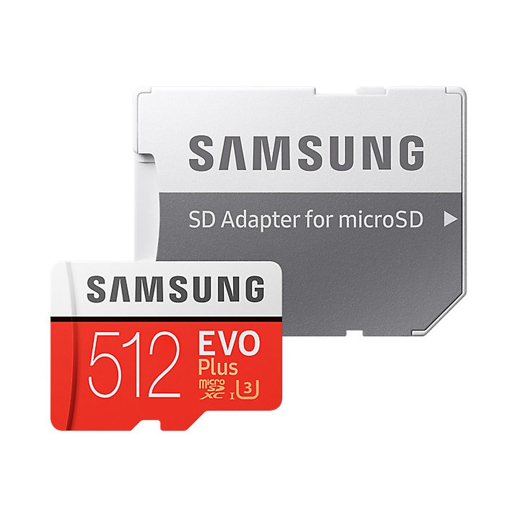 Thẻ Nhớ Micro SDXC Samsung Evo Plus 512GB - 100MB/s- Hàng Nhập Khẩu