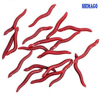 Set 100 mồi câu cá giả hình giun đất