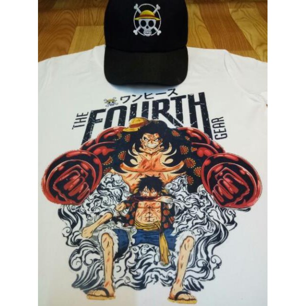 (HOT) Áo thun one piece luffy gear 4 siêu ngầu kèm ảnh thật (in tại shop)