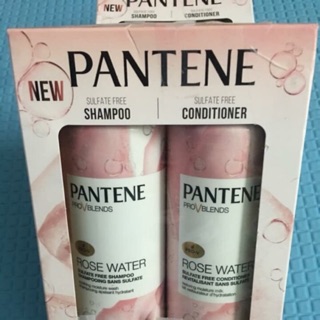 DẦU GỘI VÀ XẢ PANTENE PRO-V ROSE WATER SULFATE-FREE SOOTHING MỸ