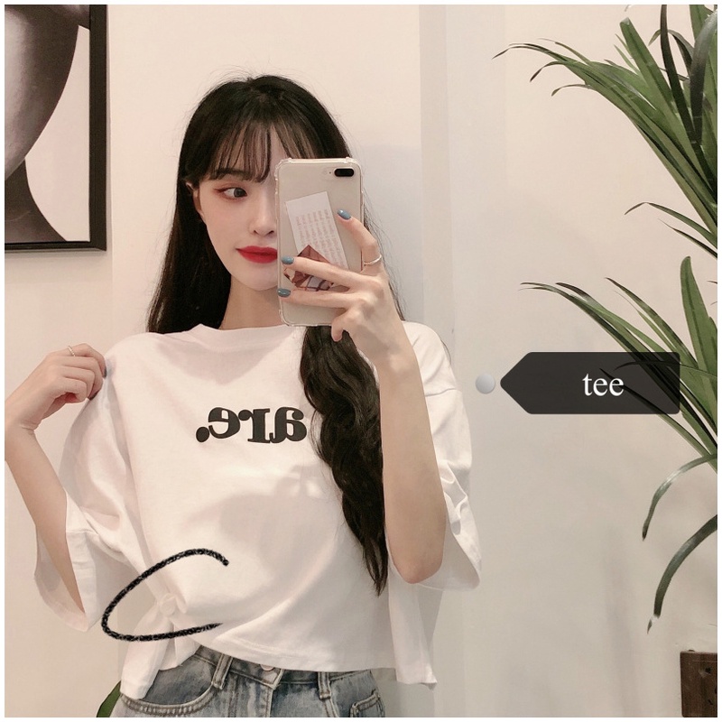 ÁO CROTOP NỮ CHỮ ARE HÀN QUỐC BESTSELLER CR21003