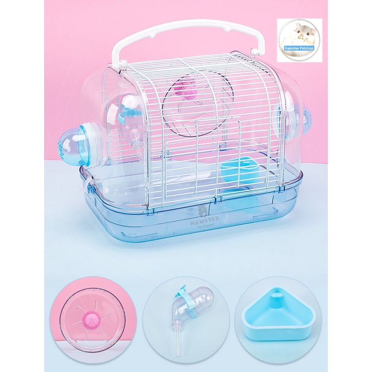 Lồng trong suốt BOER cho hamster, sóc , nhím