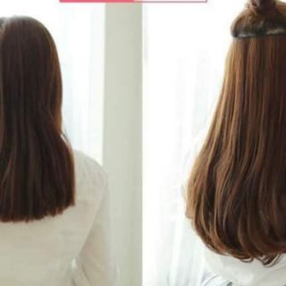 Tóc kẹp 6 phím cụp đui hình thật