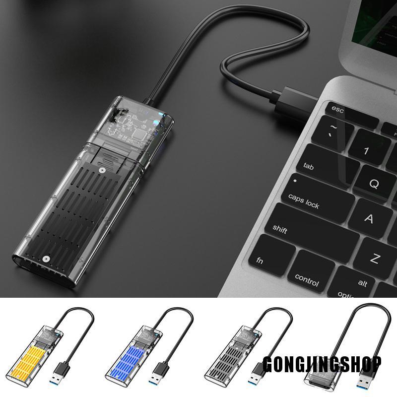 Hộp Chuyển Đổi Gj M2 Ssd Sata Chassis M.2 Sang Usb 3.0 Ssd Cho Ngff Sata / B Key