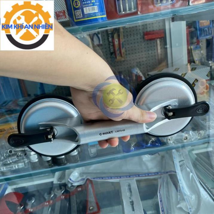 Tay hít kính - gạch 2 chấu C-Mart L0072-2