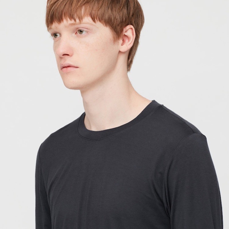 Áo giữ nhiệt cổ tròn Heattech Uniqlo dành cho nam