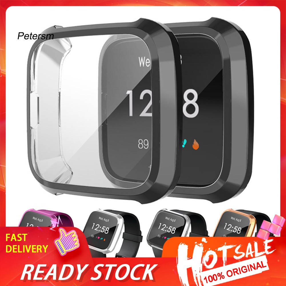 Ốp Bảo Vệ Màn Hình Chất Liệu Tpu Cho Đồng Hồ Thông Minh Fitbit Versa Lite