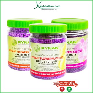 Bộ ba phân tan chậm Rynan 200 - Rynan 210 - Rynan 220 Chuyên dưỡng lan, kích hoa và phục hồi phong lan