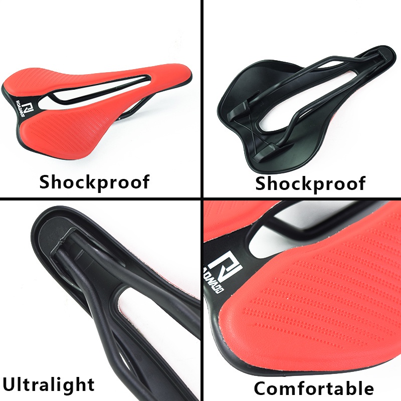 Yên xe đạp leo núi ROADNADO bằng da và nylon