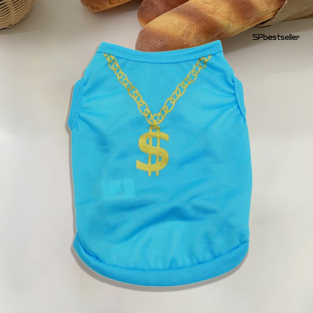 Áo thun sát nách mềm mại thoải mái thời trang mùa hè cho thú cưng