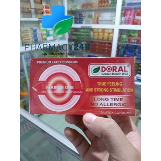 HỘP 10 BAO CAO SU BCS DORAL GAI, GÂN