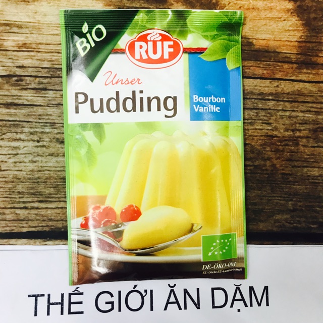 Bột Làm Pudding Hữu Cơ RUF 40g